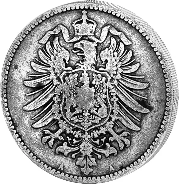 1 Mark Deutsches Kaiserreich - Kleiner Adler 1873-1887 1 Mark Deutsches Kaiserreich - Kleiner Adler 1873-1887