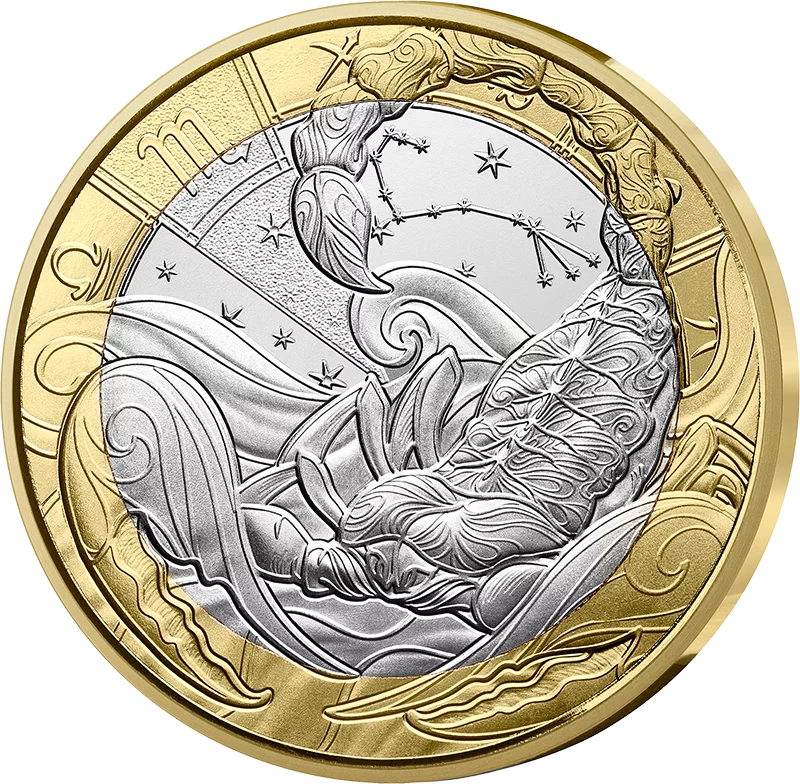 5 Euro Frankreich Sternzeichen - Skorpion