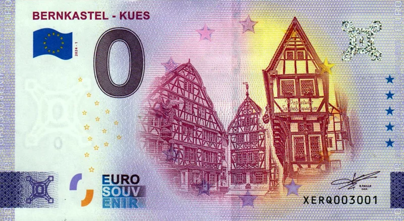 0-Euro-Banknote BRD Bernkastel-Kues 2024