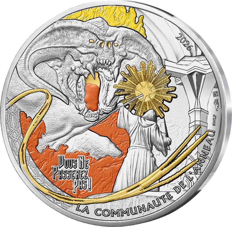 10 Euro Frankreich Gandalf kämpft mit dem Balrog 2026