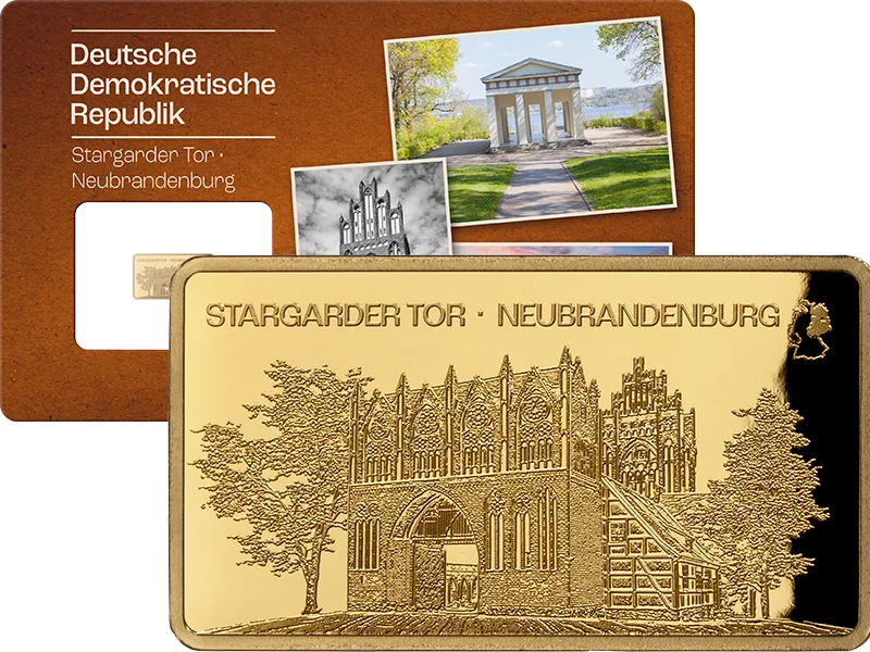 50 Tala Samoa Goldbarren DDR 15 Bezirke - Neubrandenburg Treptower Tor 2026