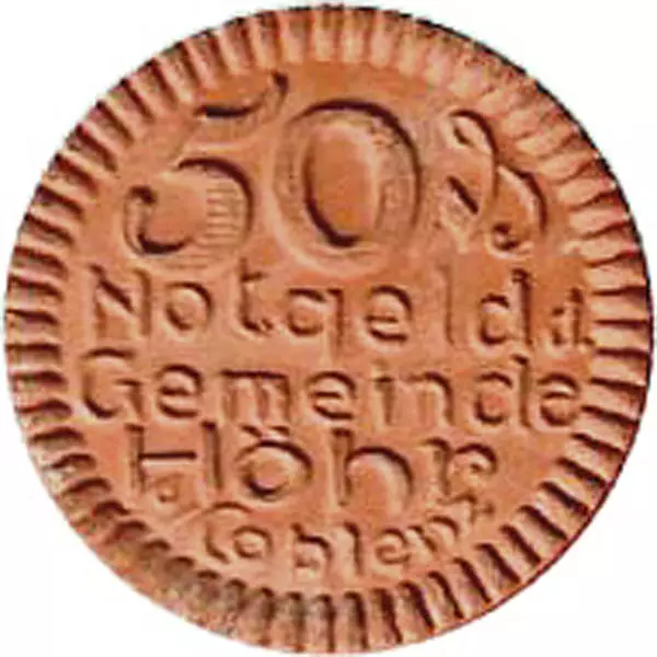50 Pfennige Höhr (Hessen-Nassau) 1921