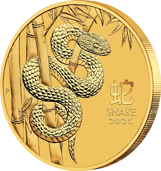 1/20 Unze Gold Australien Jahr der Schlange 2025