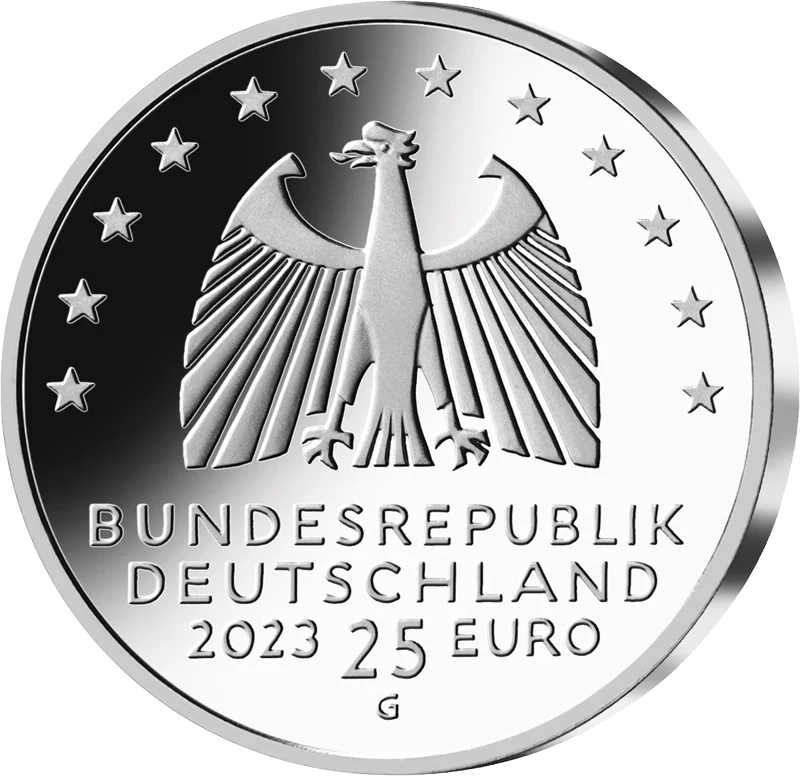 25 Euro BRD Weihnachten - Schwibbogen 2023 mit Farb-Applikation 25 Euro BRD Weihnachten - Schwibbogen 2023 mit Farb-Applikation