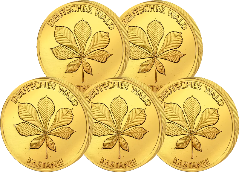 20 Euro BRD Deutscher Wald Kastanie 2014 Stempelglanz (A-J)