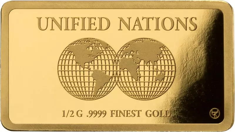 Goldbarren Unified Nations Welterbestätten - Marokko Medina von Marrakesch 2024