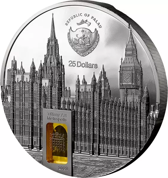 25 Dollars Palau Tiffany-Art-Metropolis - Westminster BP 2023