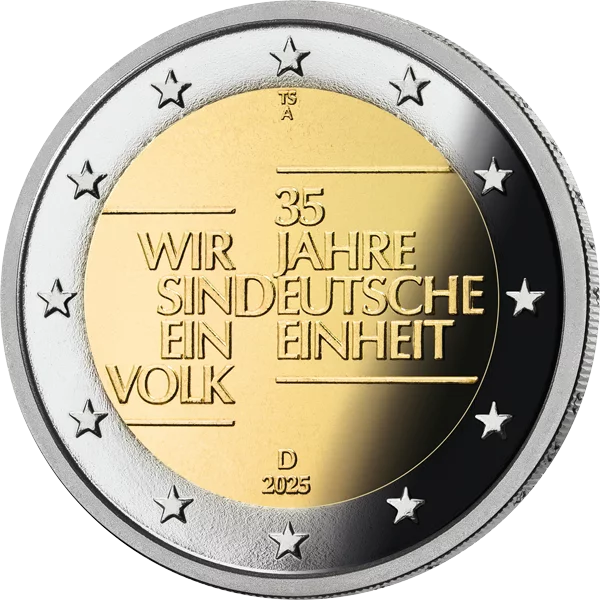 5 x 2 Euro Spar-Set Best of 2025