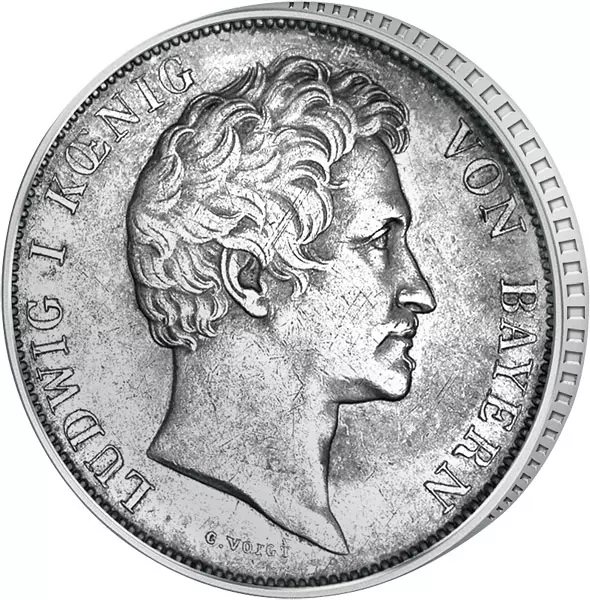 1 Gulden Bayern König Ludwig I. 1837-1848