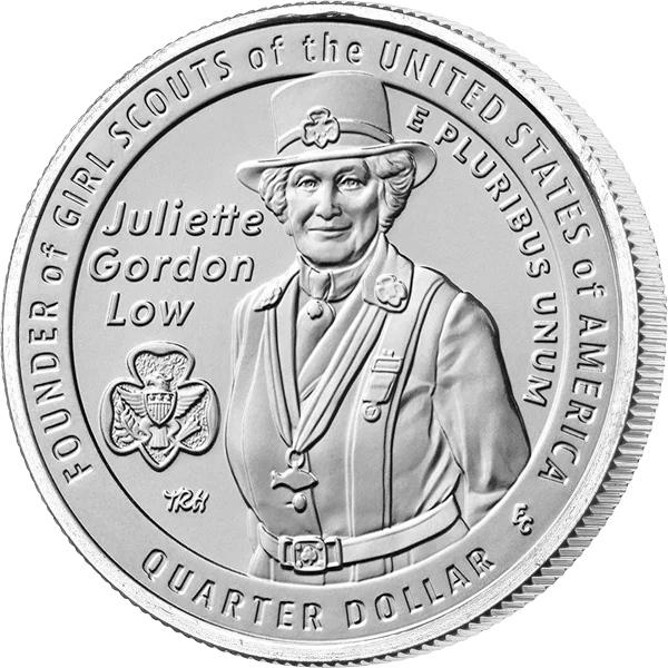 25 Cents USA American Women Quarter - Juliette Gordon Low 2025