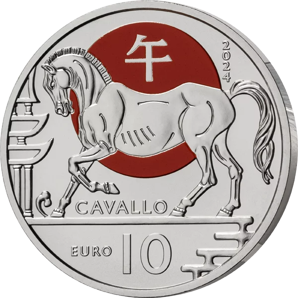 10 Euro San Marino Pferd 2024
