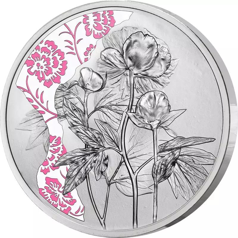 10 Euro Österreich Mit der Sprache der Blumen - Pfingstrose 2024