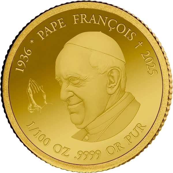 1.500 Francs Togo Papst Franziskus 2025