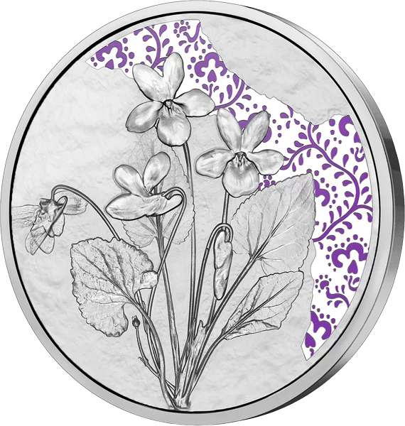 10 Euro Österreich Mit der Sprache der Blumen - Veilchen 2024