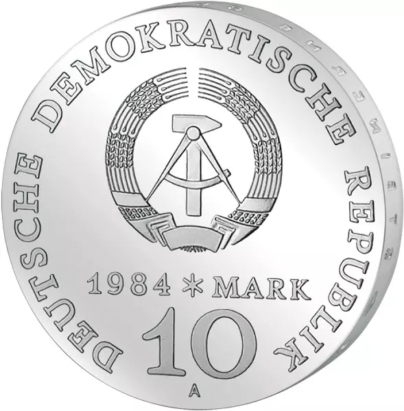 10 Mark DDR 100. Todestag von Alfred Brehm 1984 Stempelglanz