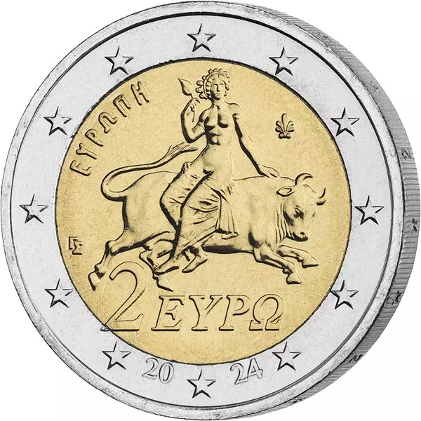 Kursmünzensatz Griechenland  Olympia 2024