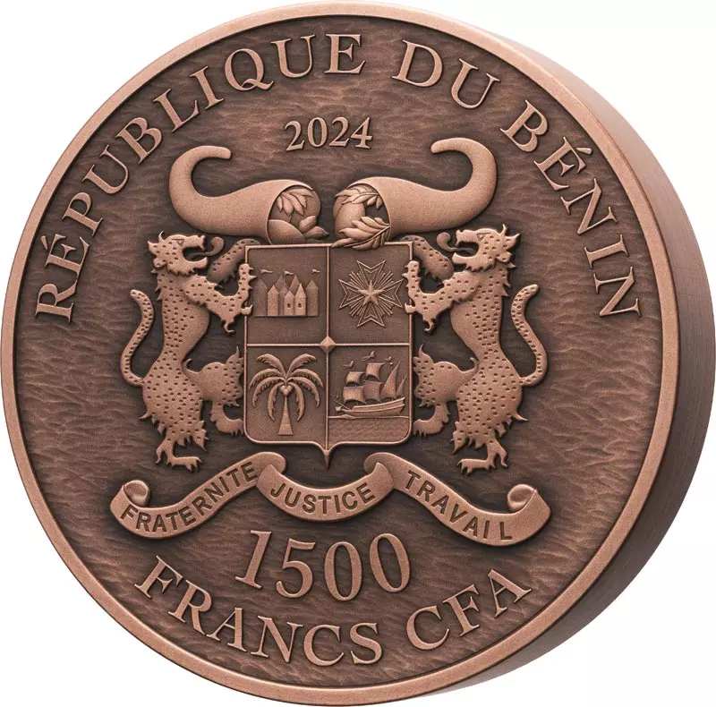 1.500 Francs Benin Drache 2024