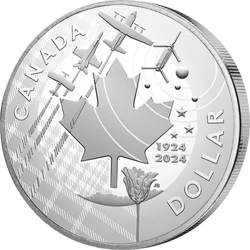 1 Dollar Kanada Silver Proof Dollar - 100th Anniversary of the Royal Canadian Air Force 2024
