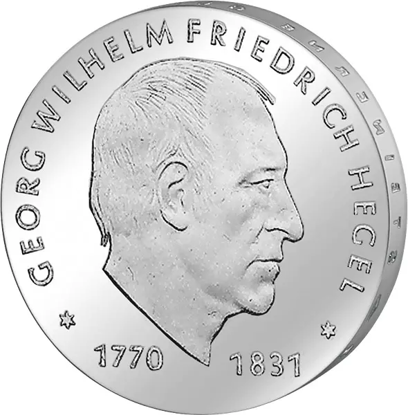 10 Mark DDR Georg Wilhelm Friedrich Hegel 1981 Stempelglanz