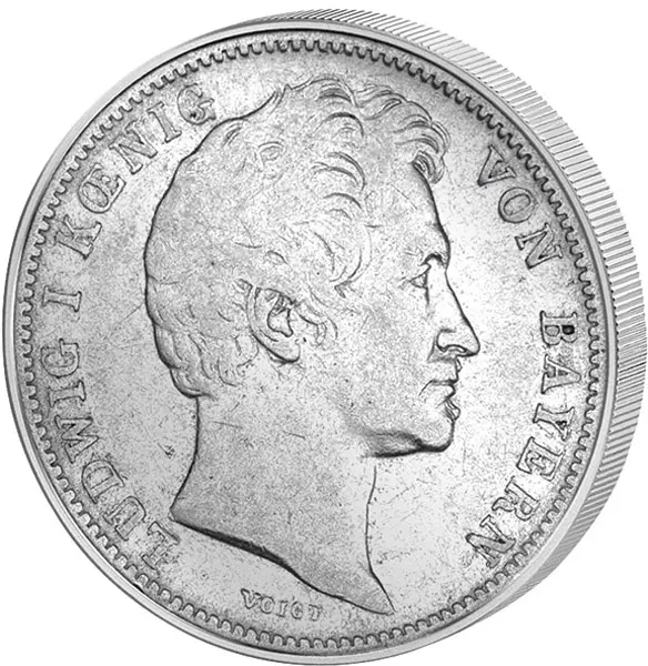 1/2 Gulden Bayern König Ludwig I. 1838-1848