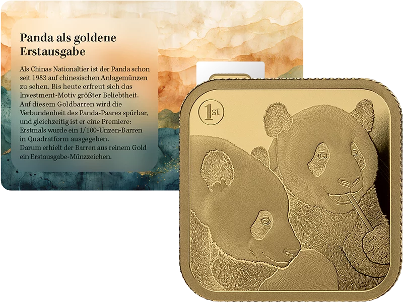 1.000 Francs CFA Gabun Panda 2025