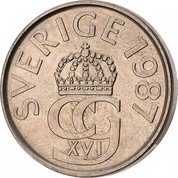 5 Kronen Schweden Carl XVI. Gustaf 1976-1992