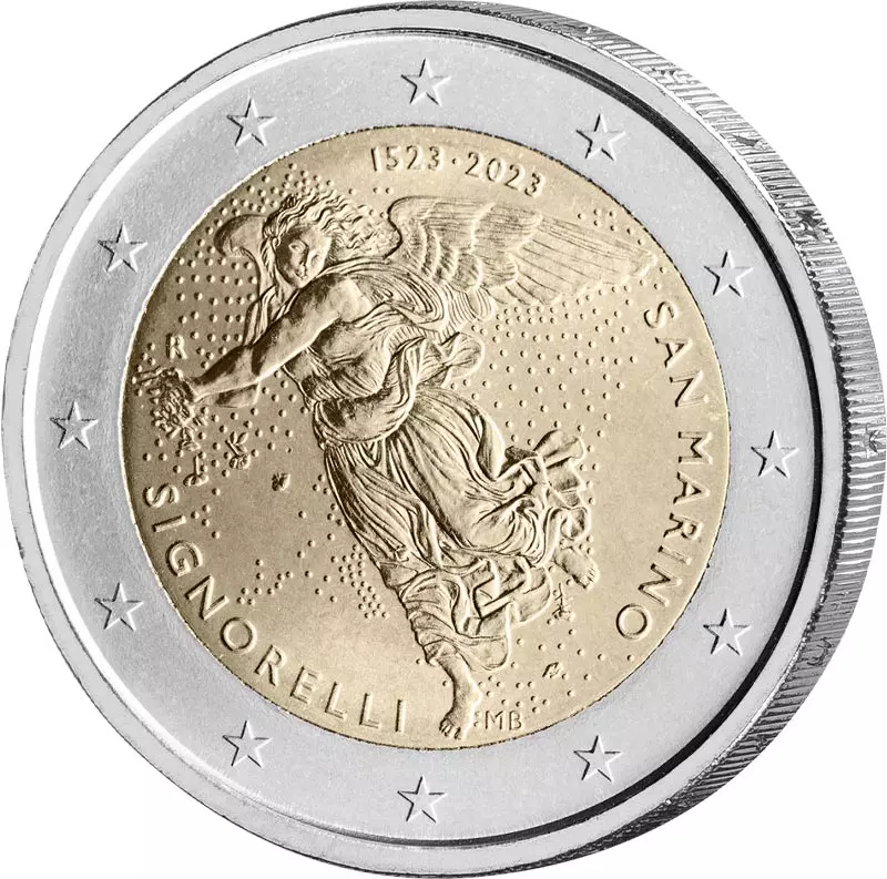 2 Euro San Marino 500. Todestag von Luca Signorelli 2023