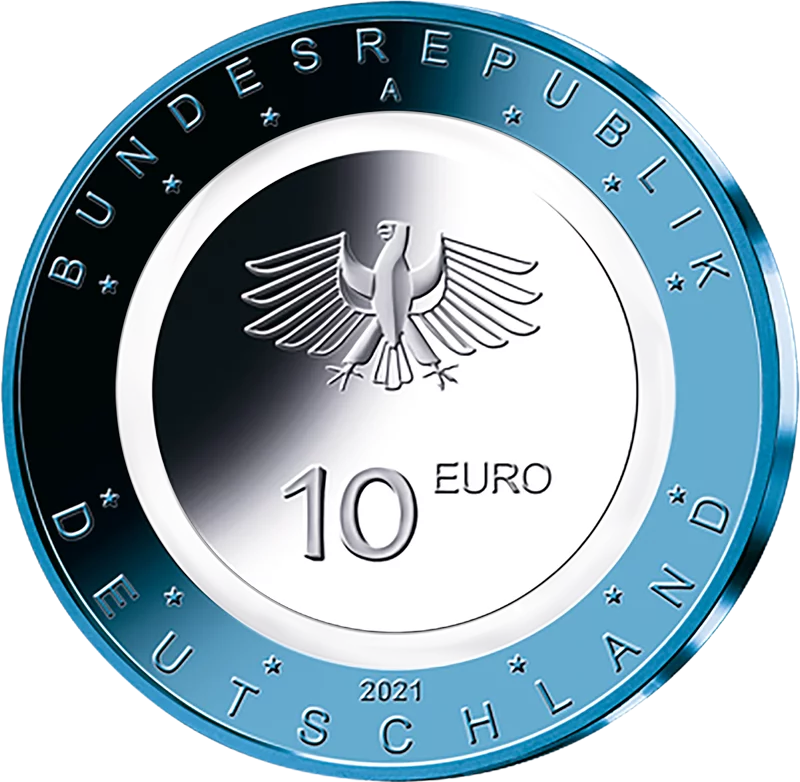10 Euro BRD Auf dem Wasser 2021