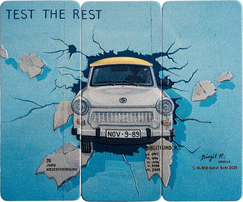 3er-Set Silbermedaillen East Side Gallery 2025