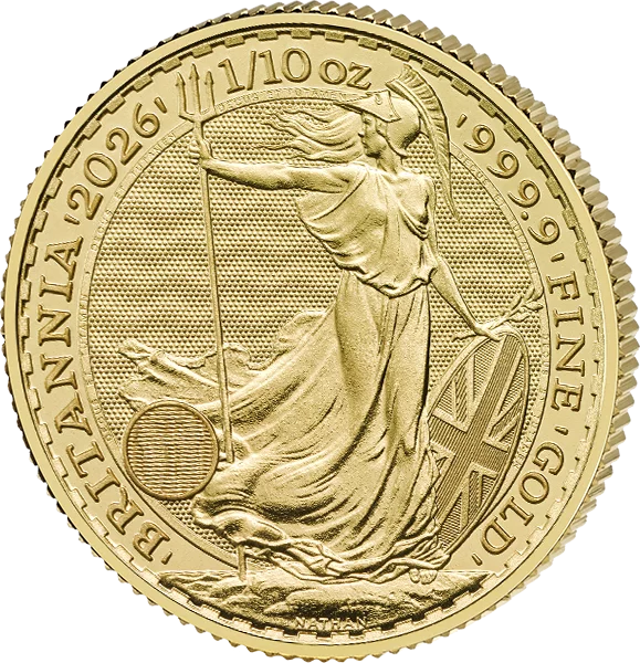 1/10 Unze Gold Großbritannien Britannia 2026