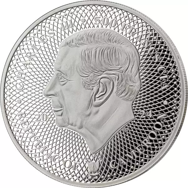 500 Francs Kamerun Mysterious Rhodium Indian Life - Gaur 2024