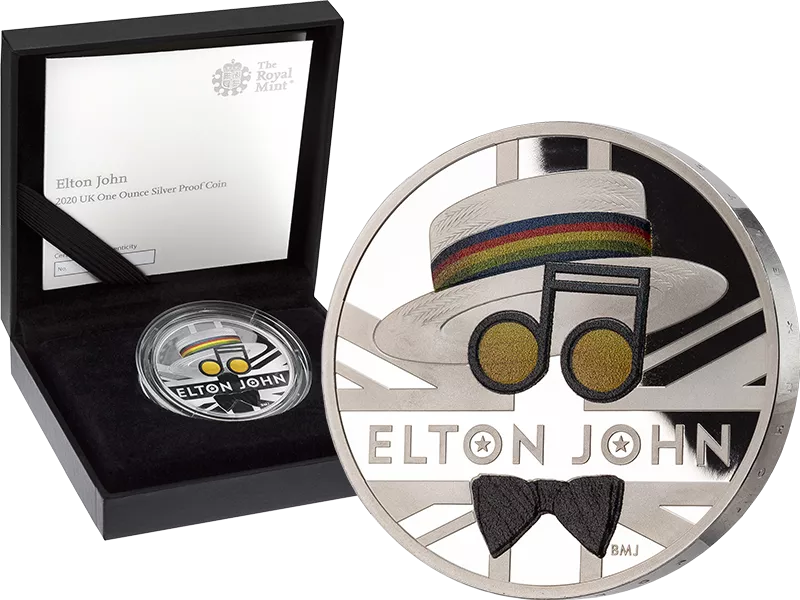 2 Pounds Großbritannien Elton John Rocket Man 2020