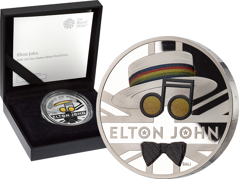 2 Pounds Großbritannien Elton John Rocket Man 2020