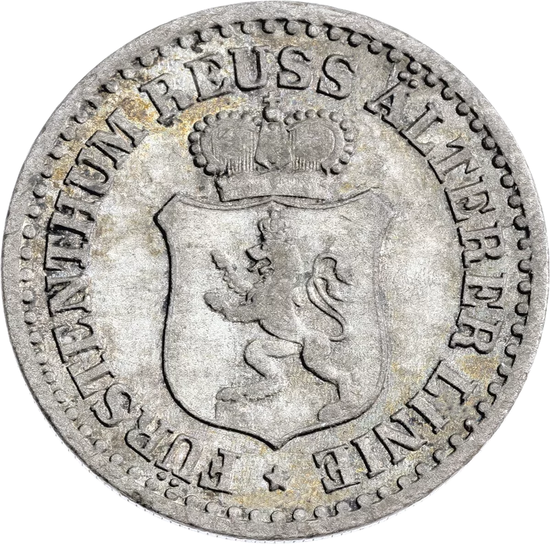 1 Silbergroschen Reuß Fürst Heinrich XXII. 1868