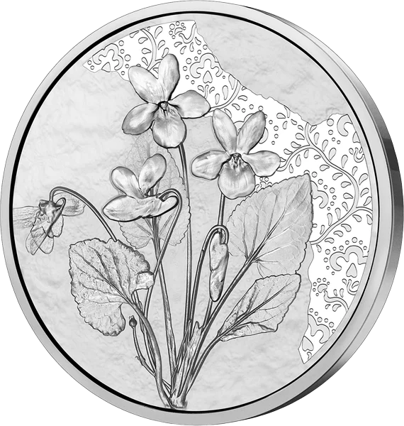 10 Euro Österreich Mit der Sprache der Blume - Veilchen 2024