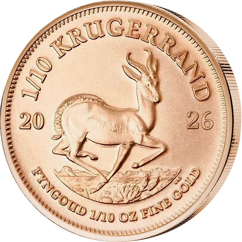 1/10 Unze Gold Südafrika Krügerrand 2026