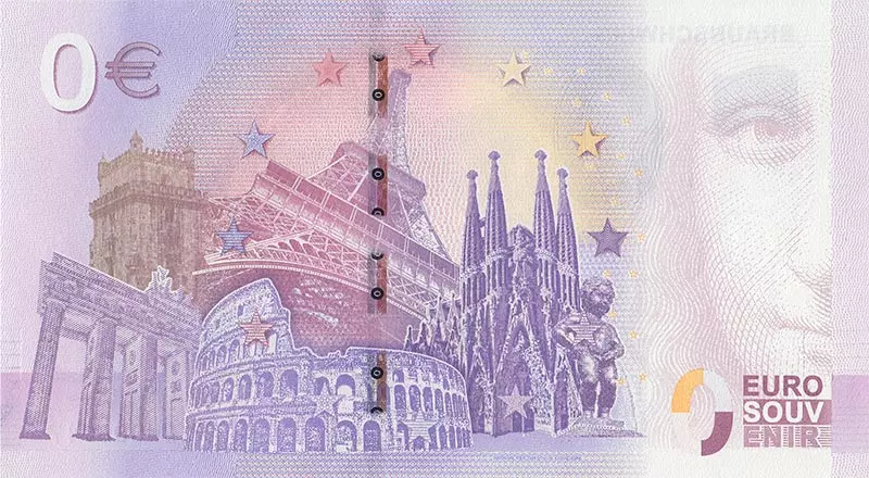 0-Euro-Banknote Kroatien Leuchtturminsel Porer 2022