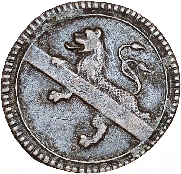 Leichter Pfennig Bamberg Fürstbischof Adam Friedrich von Seinsheim 1761