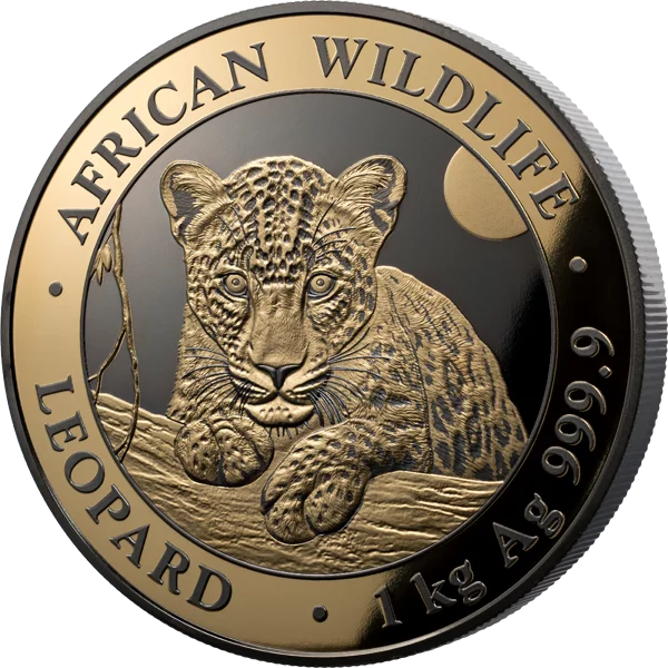 2.000 Shillings Somalia Golden Enigma Giant Leopard 2025