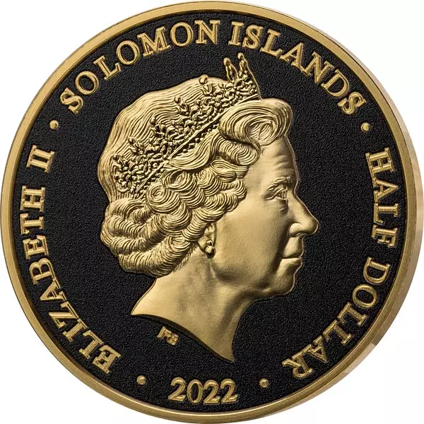 1/2 Dollar Salomonen Ancient Egypt Collection - Nofretete 2022