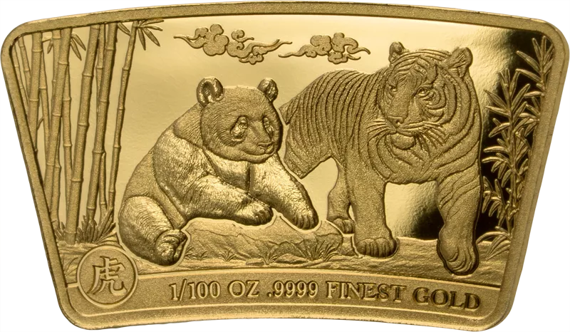 10 Dollars Salomonen Panda meets Lunar Year Panda und Tiger 2026