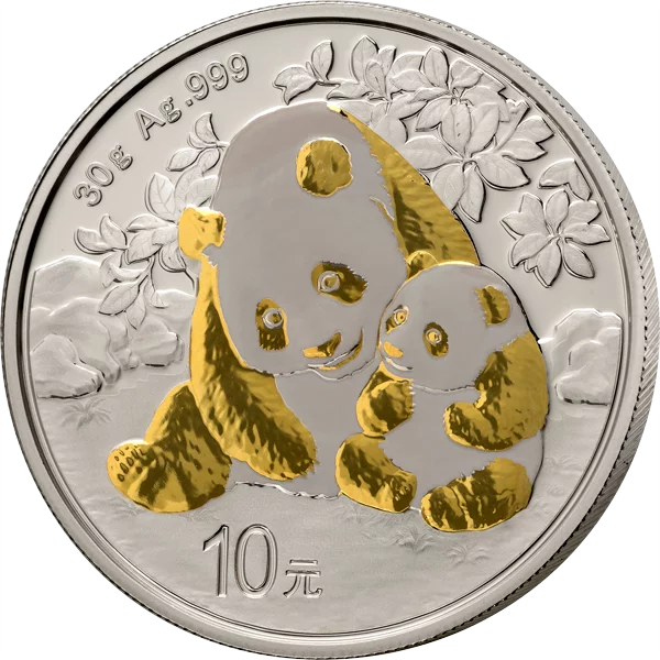 10 Yuan China Premium Panda Selection 2024 mit Gold- und Keramikveredelung 10 Yuan China Premium Panda Selection 2024 mit Gold- und Keramikveredelung