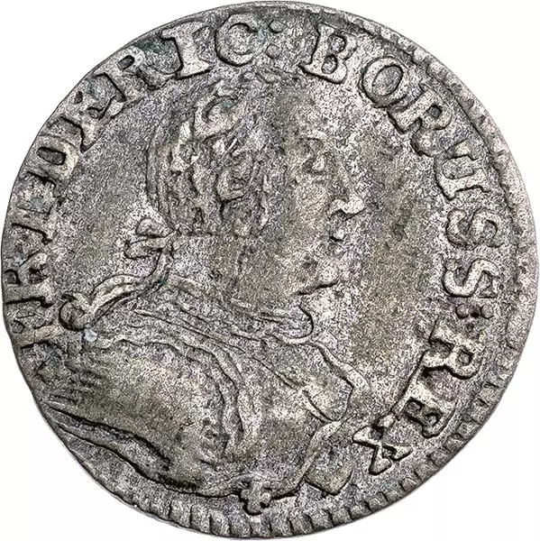 1 Kreuzer Preußen König Friedrich II. 1752-1757