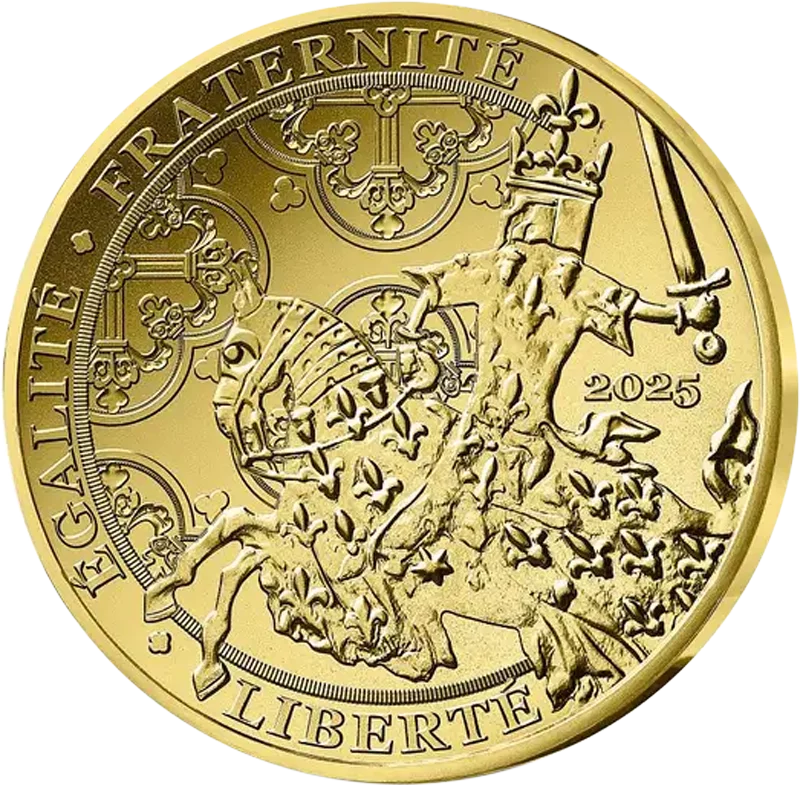 250 Euro Frankreich Le Franc à cheval 2025 250 Euro Frankreich Le Franc à cheval 2025