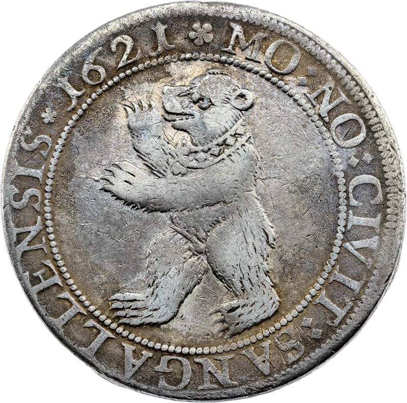 1 Taler Schweiz St. Gallen 1620 - 1624