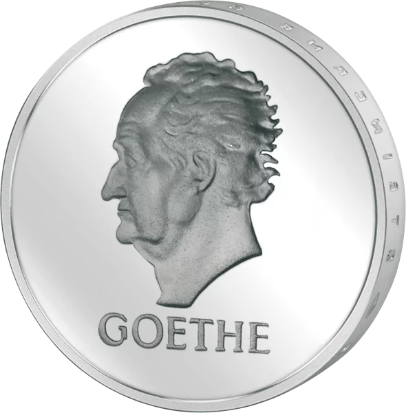 5 Mark Weimarer Republik 100. Todestag Goethe 1932 Nachprägung