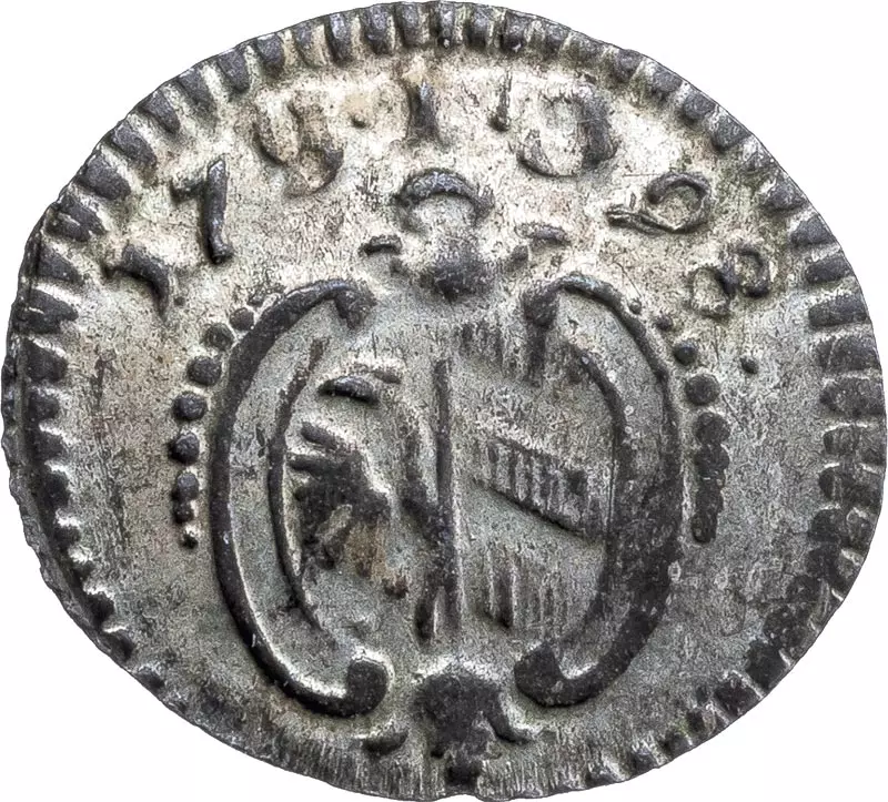 Einseitiger Pfennig Nürnberg 1789-1799