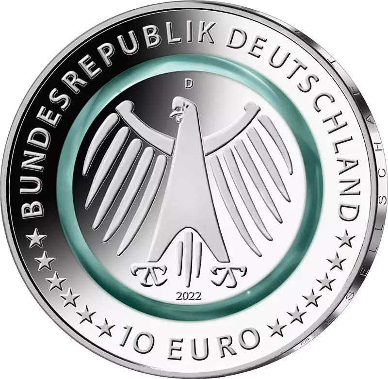 10 Euro BRD Pflege 2022 Stempelglanz BuW
