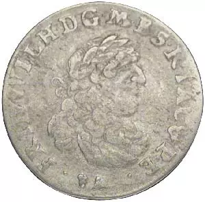 6 Gröscher Brandenburg-Preußen Kurfürst Friedrich Wilhelm 1679-1689