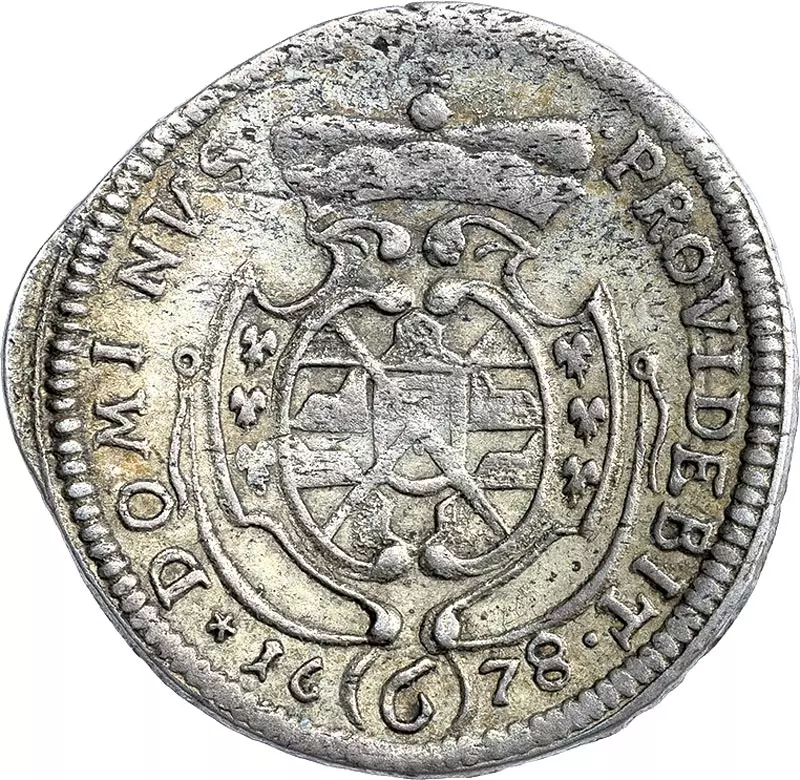 6 Kreuzer Öttlingen Graf Albrecht Ernst 1675-1679